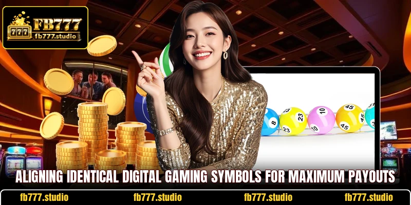 Aligning identical digital gaming symbols for maximum payouts