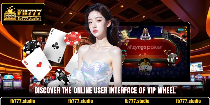 Discover the online user interface of VIP wheel
