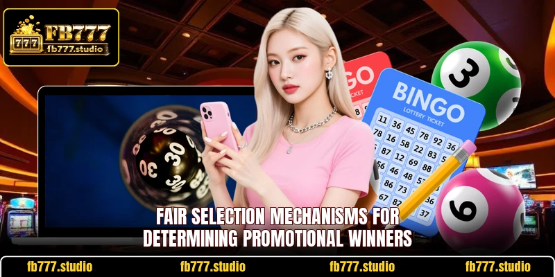 Fair selection mechanisms for determining promotional winners