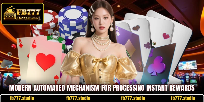 Modern automated mechanism for processing instant rewards