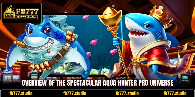 Overview of the spectacular Aqua Hunter Pro universe