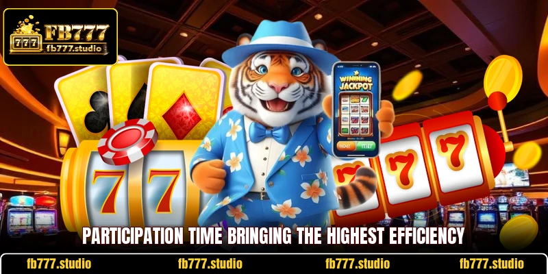 Participation time bringing the highest efficiency
