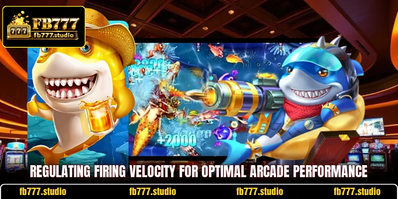 Regulating firing velocity for optimal arcade performance