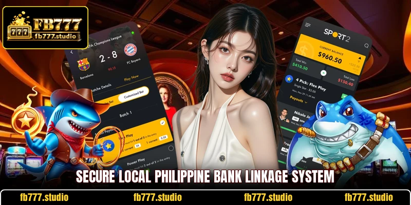 Secure local Philippine bank linkage system