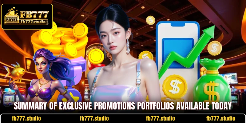 Summary of exclusive promotions portfolios available today