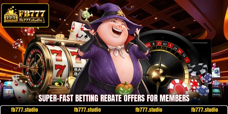 Super-fast betting rebate offers for members
