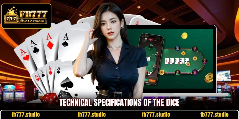 Technical specifications of the dice
