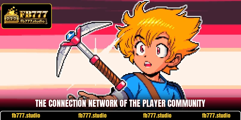 The connection network of the player community