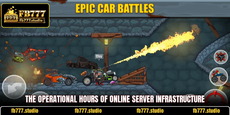 The operational hours of online server infrastructure