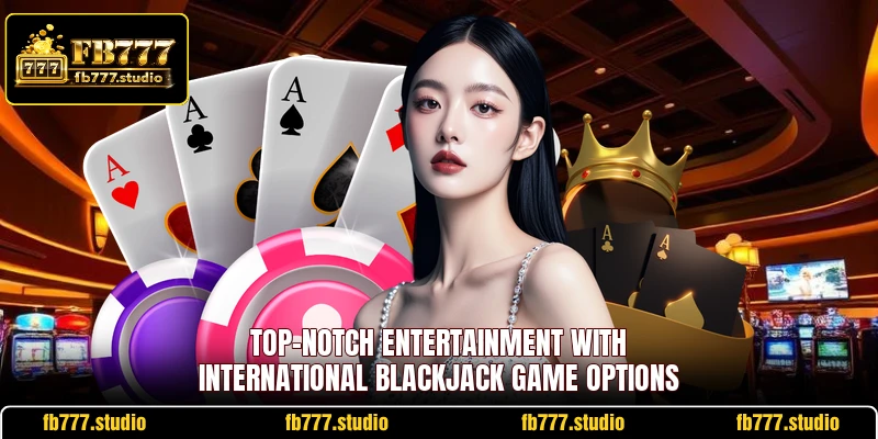Top-notch entertainment with international Blackjack game options